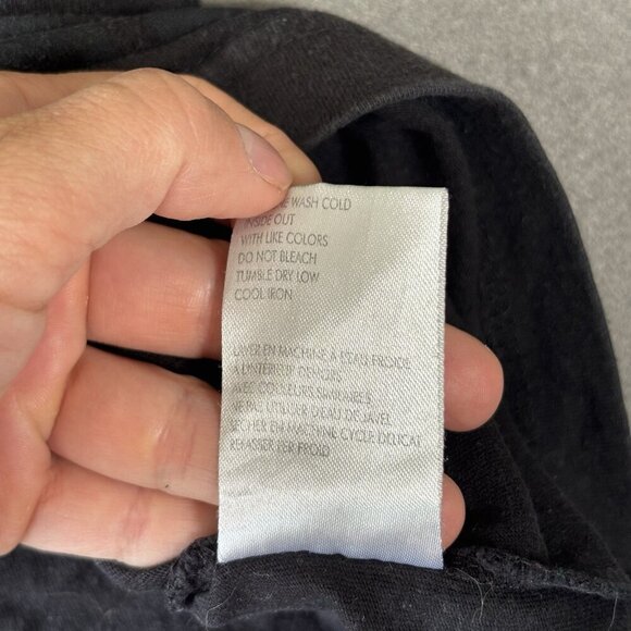 Vintage Avirex Y2K T-Shirt Mens Black Spellout Streetwear Graphic Logo Grunge M - Picture 13 of 13